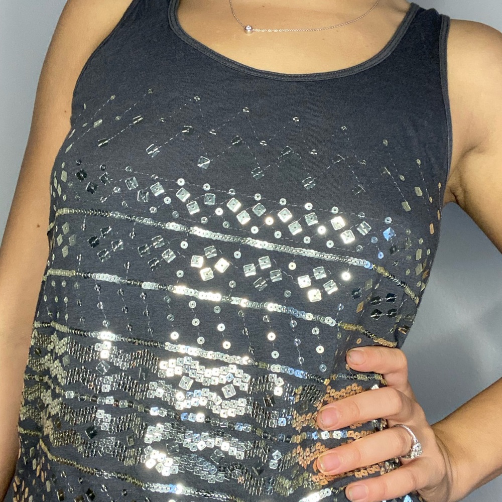 Sparkly tank top